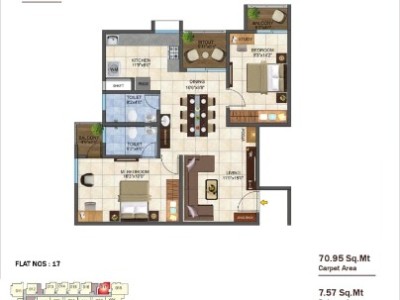 2 BHK Flat photo 2