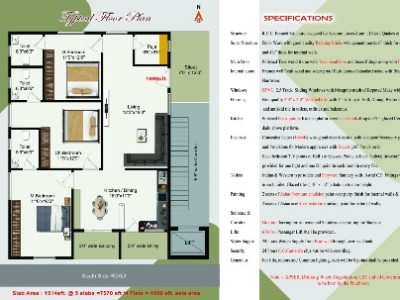 3 BHK Flat photo 2